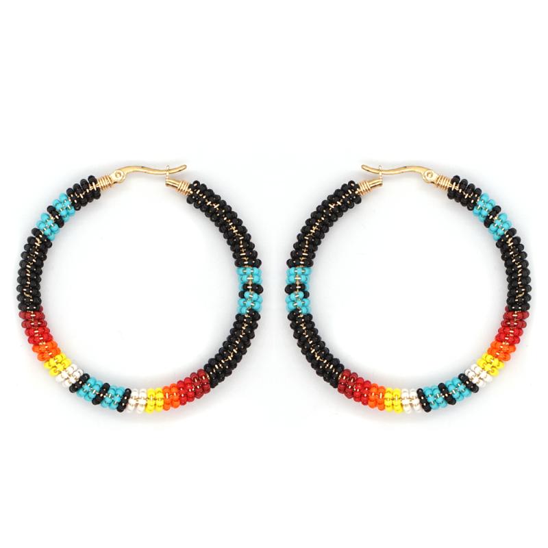 Dangle & Chandelier Go2boho 2021 Native Hoop Earrings For Women Jewellery Miyuki Beaded Ear Ring Jewelry Stainless Steel Big Hollow Earring, Silver
Dangle & Chandelier Go2boho 2021 Native Hoop Earrings For Women Jewellery Miyuki Beaded Ear Ring Jewelry Stainless Steel Big Hollow Earring, Silver
