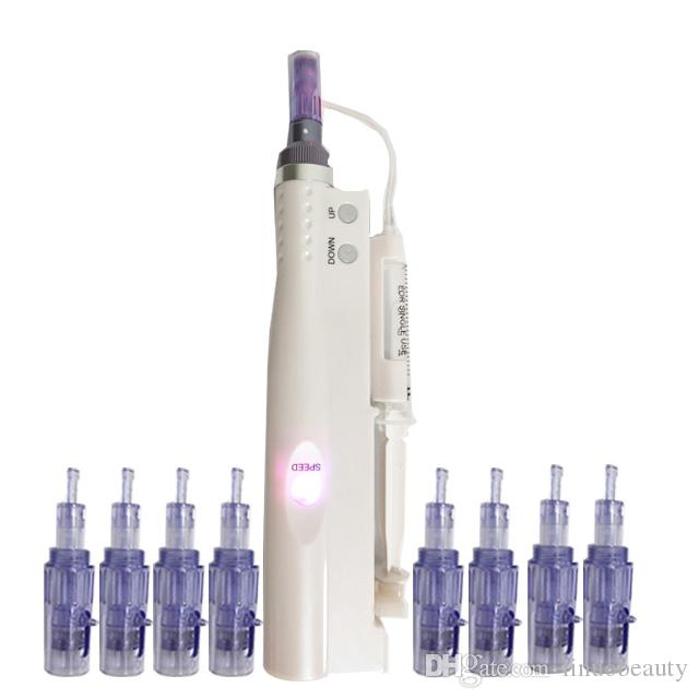 2in1 Derma Pen Micro Needle Stamp Mesotherapy Gun Microneedle Therapy Water Meso Injector Anti Aging Facial Skin Care Beauty Machine
2in1 Derma Pen Micro Needle Stamp Mesotherapy Gun Microneedle Therapy Water Meso Injector Anti Aging Facial Skin Care Beauty Machine