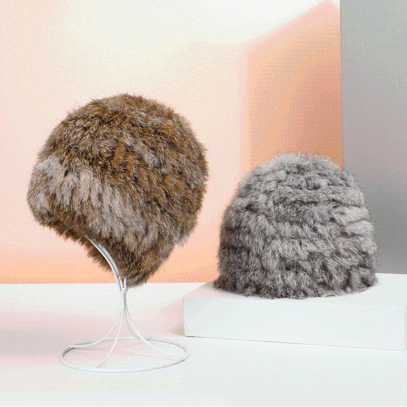 Beanie/Skull Caps Russia Women Fur Hats Outdoor Elastic Knitted 100% Natural Cap Winter Warm Real Beanies Hat, Blue;gray
Beanie/Skull Caps Russia Women Fur Hats Outdoor Elastic Knitted 100% Natural Cap Winter Warm Real Beanies Hat, Blue;gray