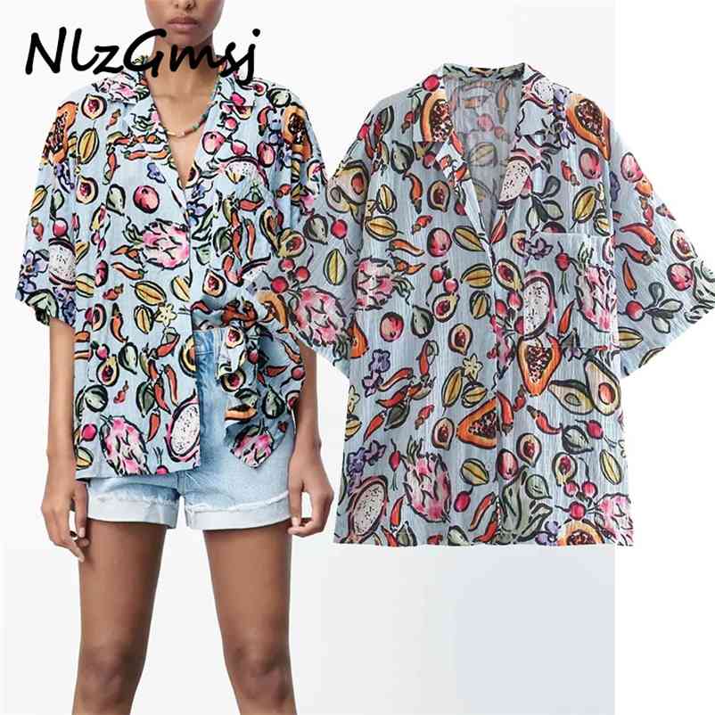 Blouse Women Summer Shirt Short Sleeve Side Vents Hem Top Female Fashion Patch Pocket Loose Shirts 06 210628, As picture
Blouse Women Summer Shirt Short Sleeve Side Vents Hem Top Female Fashion Patch Pocket Loose Shirts 06 210628, As picture