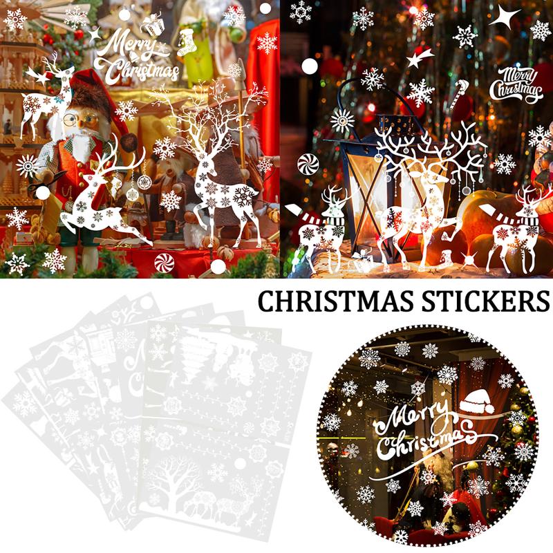 Christmas Decorations Merry Decor Window Stickers Santa Elk Wall Sticker For Home Door Display Happy Year 2021
Christmas Decorations Merry Decor Window Stickers Santa Elk Wall Sticker For Home Door Display Happy Year 2021