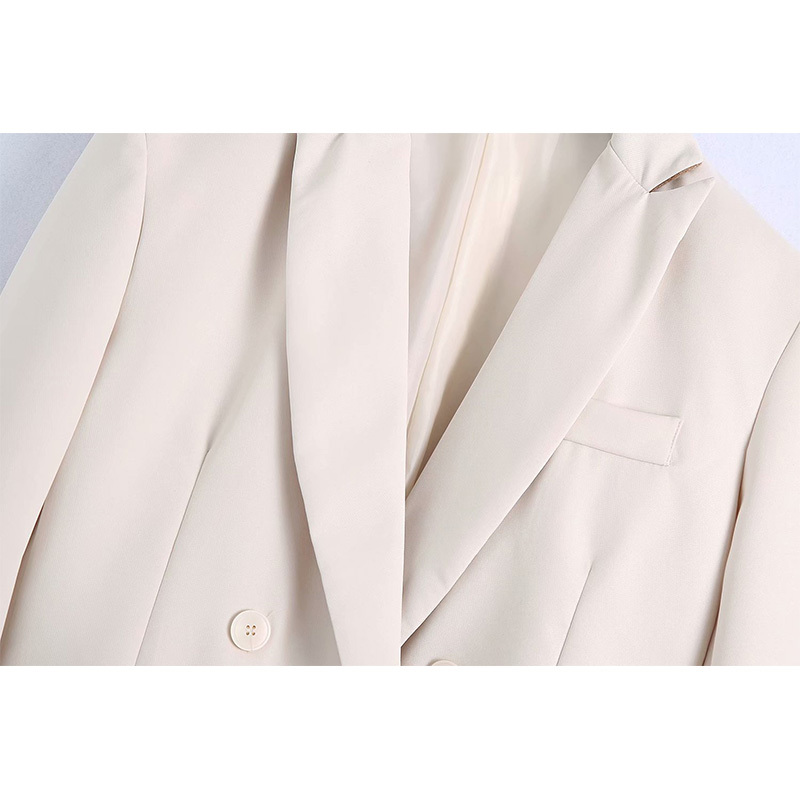 Women Two Pieces Set Oversized Blazer and Loose Trousers Suit Fashion Casual Chic Lady Outfits 210517