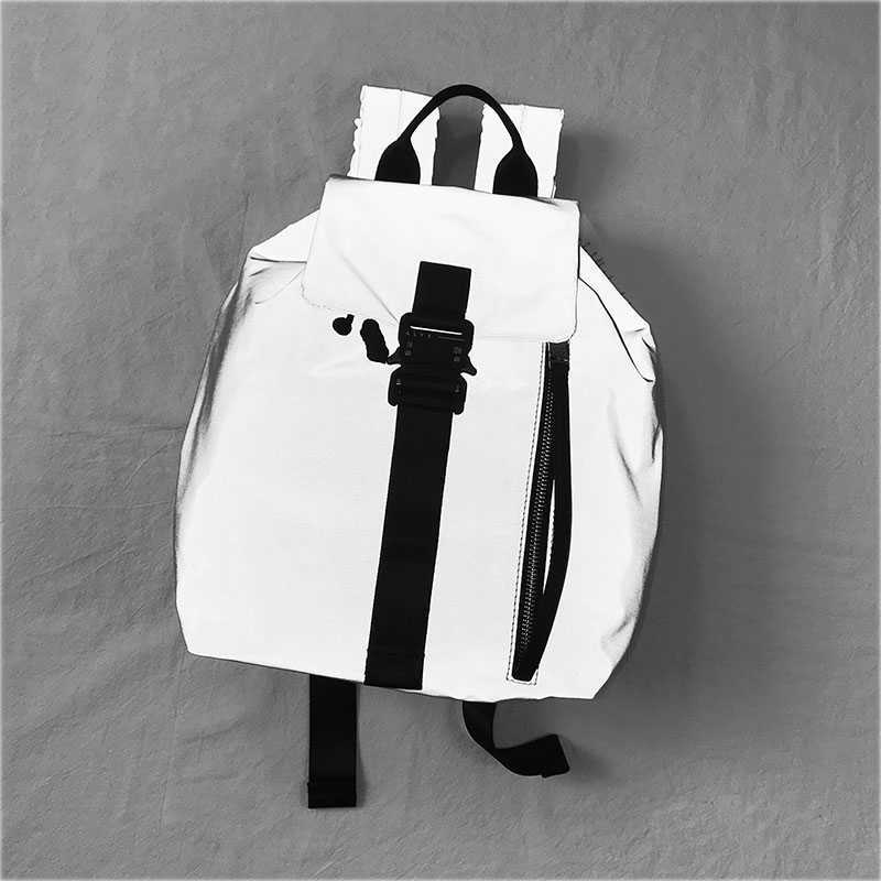 Hip Hop Alyx Backpack Men Women Casual Streetwear High Quality Alyx Crossbody Bag Metal Buckle Multifunctional Tactical Alyx Bag Q0622