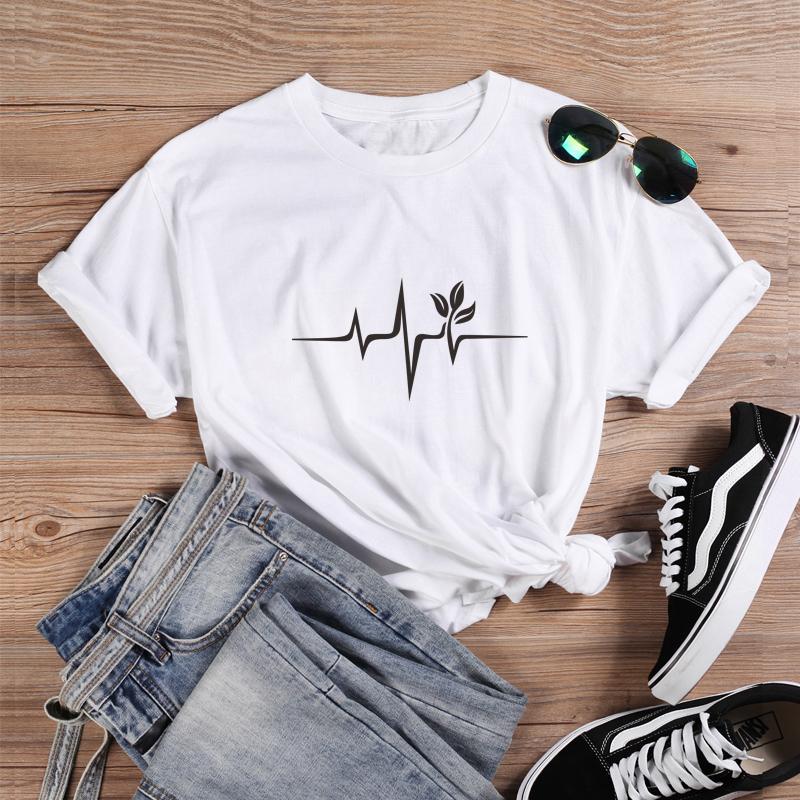 Women's T-Shirt Vegetarian Vegan Heartbeat Graphic Slogan T Shirts Funny Streetwear Casual Cotton Tees Unisex Tops, Black
Women's T-Shirt Vegetarian Vegan Heartbeat Graphic Slogan T Shirts Funny Streetwear Casual Cotton Tees Unisex Tops, Black