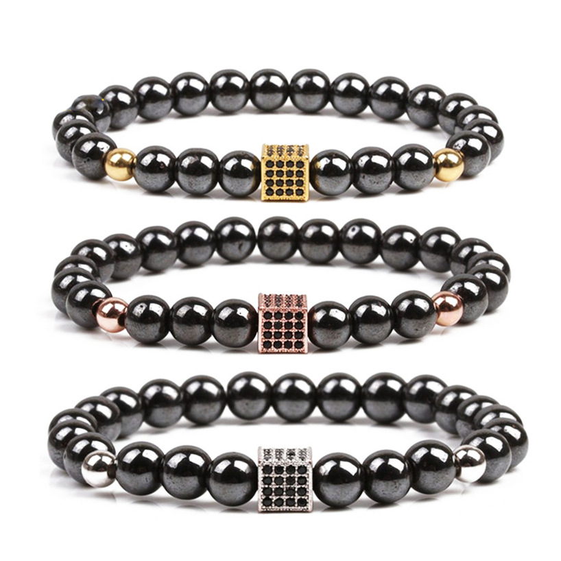 Black Zircon Box Magnet Beads Strands Bracelet Stone Bracelets wristband cuff women men fashion jewelry
Black Zircon Box Magnet Beads Strands Bracelet Stone Bracelets wristband cuff women men fashion jewelry