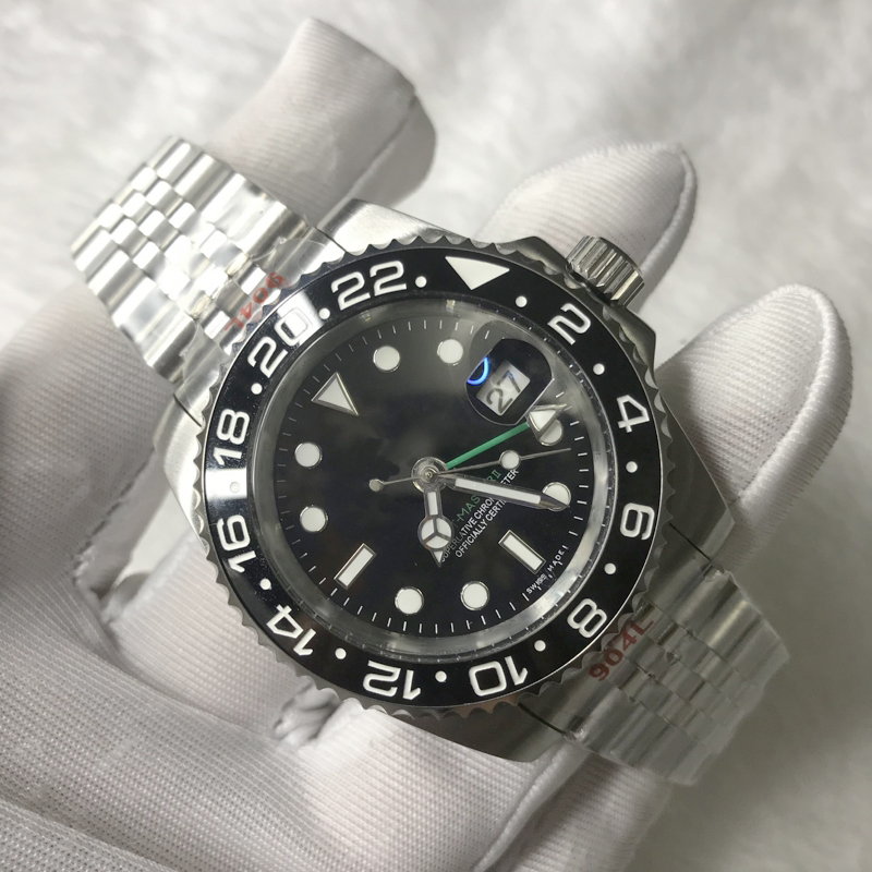 TOP Quality mens luxury watches Ceramic bezel black dial sapphire Automatic self-winding box 904L waterproof Luminous, Slivery;brown
TOP Quality mens luxury watches Ceramic bezel black dial sapphire Automatic self-winding box 904L waterproof Luminous, Slivery;brown