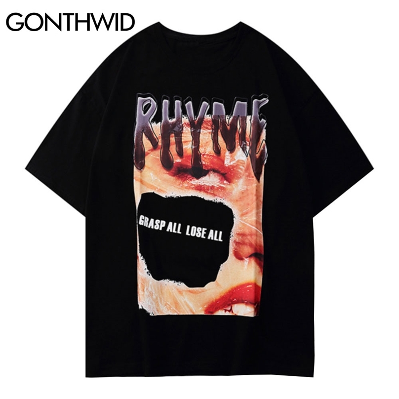Tees Shirts Streetwear Men Creative Girl Poster Print Short Sleeve Cotton T-Shirts Hip Hop Casual Harajuku Loose Tops 210602, Black 
Tees Shirts Streetwear Men Creative Girl Poster Print Short Sleeve Cotton T-Shirts Hip Hop Casual Harajuku Loose Tops 210602, Black