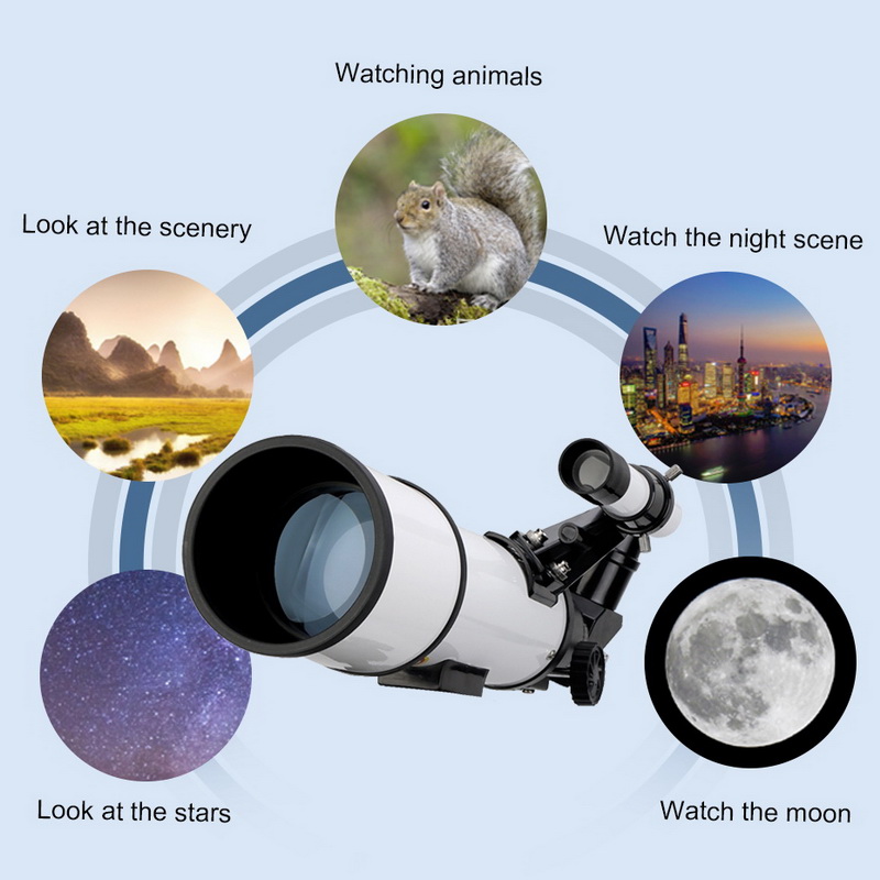 150X HD Professional Astronomical Telescope 70 Mm Wide Angle Kids Monocular With Tripod Student Night Vision Deep Space Star View