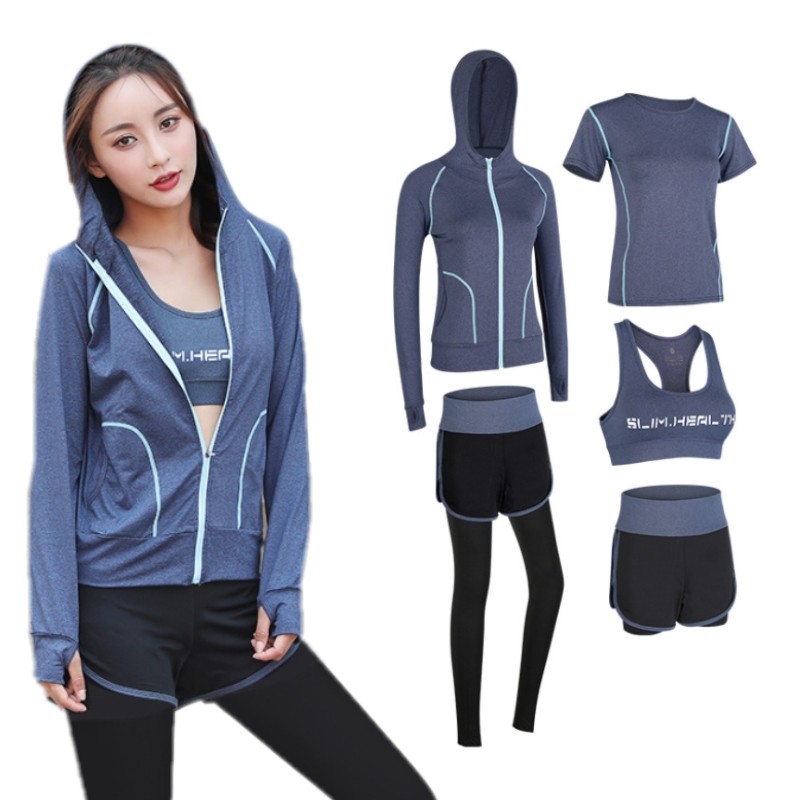 Tracksuits Fashion Designer Womens Yoga Suit Sportwear Fitness Sports five Piece set 5PCS 3pcs 2pcs bra Leggings pant shirts shorts Large size, 2pc suit 1
Tracksuits Fashion Designer Womens Yoga Suit Sportwear Fitness Sports five Piece set 5PCS 3pcs 2pcs bra Leggings pant shirts shorts Large size, 2pc suit 1