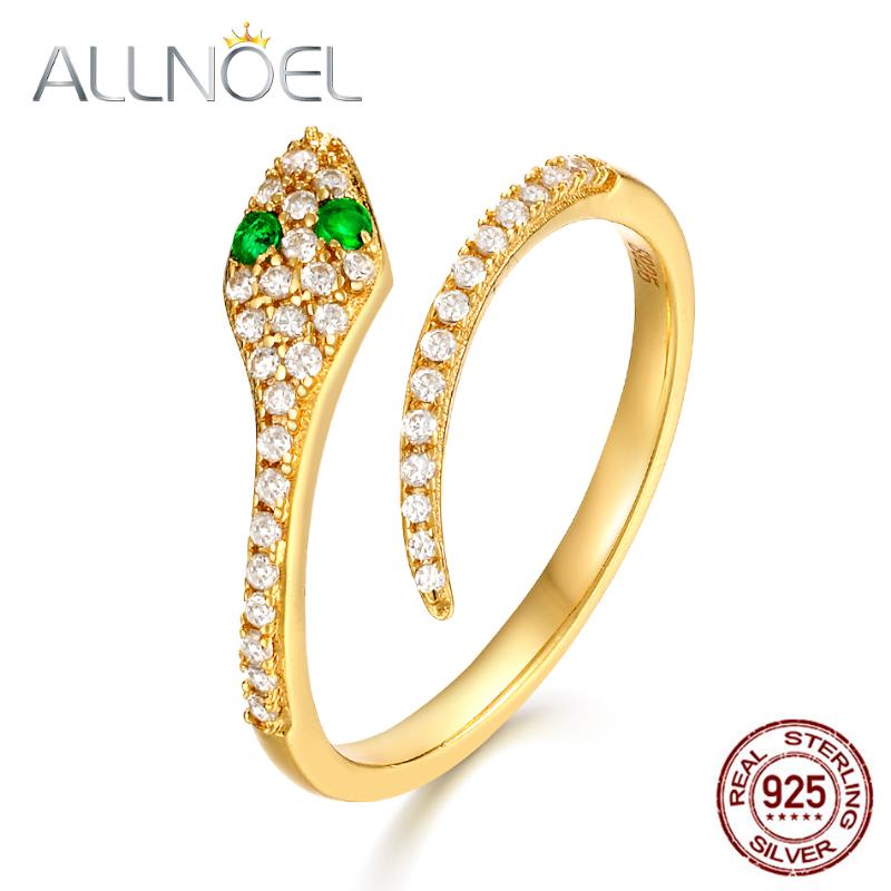 Cluster Rings ALLNOEL 2021 Solid 925 Sterling Silver Ring For Women Green Zircon Diamond Snake Open Design Luxury Gold Fine Jewelry, Golden;silver
Cluster Rings ALLNOEL 2021 Solid 925 Sterling Silver Ring For Women Green Zircon Diamond Snake Open Design Luxury Gold Fine Jewelry, Golden;silver