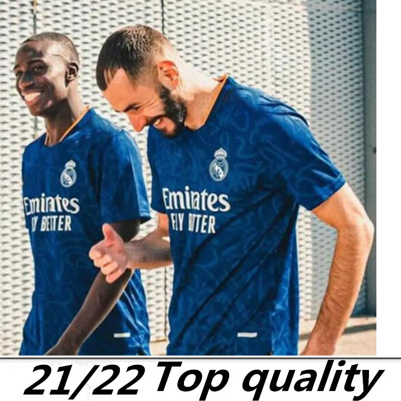 Real Madrid Away Blue Soccer Jersey 21/22 Men Home White #9 BENZEMA #10 MODRIC #7 HAZARD Soccer Shirt 2021/2022 #8 KROOS #11 ASENSIO #12 MAR, Black;yellow
Real Madrid Away Blue Soccer Jersey 21/22 Men Home White #9 BENZEMA #10 MODRIC #7 HAZARD Soccer Shirt 2021/2022 #8 KROOS #11 ASENSIO #12 MAR, Black;yellow