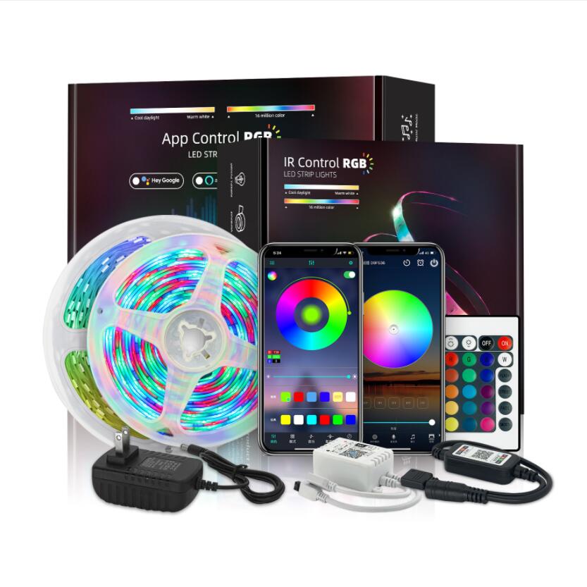 Led Strip Lights 32.8ft 10M 5050 RGB 300 LEDs Color Changing Lights Strip for Christmas Halloween Bedroom Home Decoration with App Wi-fi Rem
Led Strip Lights 32.8ft 10M 5050 RGB 300 LEDs Color Changing Lights Strip for Christmas Halloween Bedroom Home Decoration with App Wi-fi Rem