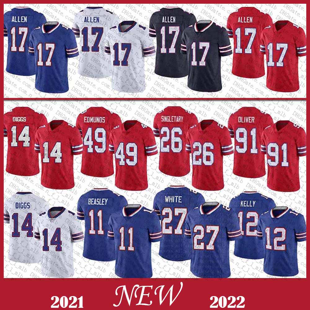 14 Stefon Diggs 11 Cole Beasley 17 Josh Allen Football Jersey 27 TreDavious White 12 Jim Kelly 26 Devin Singletary 49 Tremaine Edmunds BuffalobillJerseys, Shown
14 Stefon Diggs 11 Cole Beasley 17 Josh Allen Football Jersey 27 TreDavious White 12 Jim Kelly 26 Devin Singletary 49 Tremaine Edmunds BuffalobillJerseys, Shown