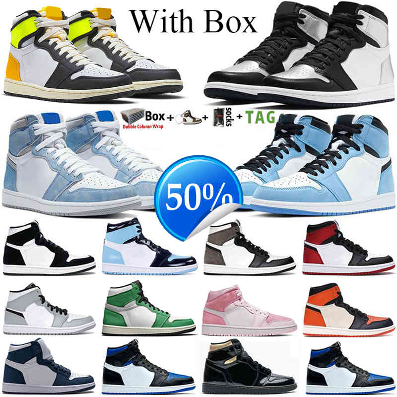 2021 With Box Basketball Shoes Jumpman 1 1s Hyper Royal University Blue Obsidian UNC Dark Mocha Silver Toe Volt Gold Mens Women Sneakers, 25
2021 With Box Basketball Shoes Jumpman 1 1s Hyper Royal University Blue Obsidian UNC Dark Mocha Silver Toe Volt Gold Mens Women Sneakers, 25