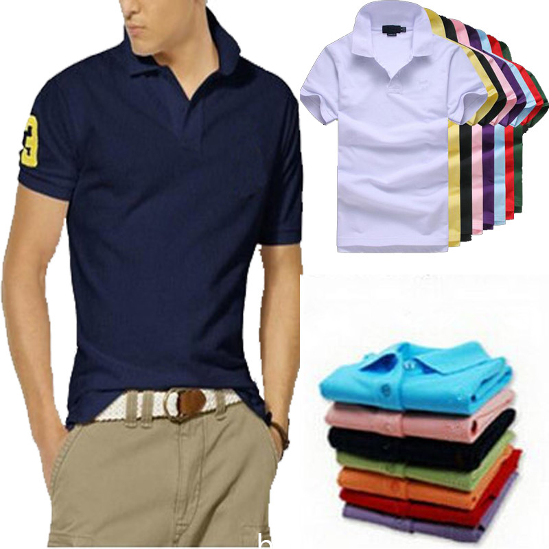 Summer Male Short Sleeve Polo Shirt Brands Solid Color Jerseys Mens Shirts Plus Size -5XL, Beige
Summer Male Short Sleeve Polo Shirt Brands Solid Color Jerseys Mens Shirts Plus Size -5XL, Beige