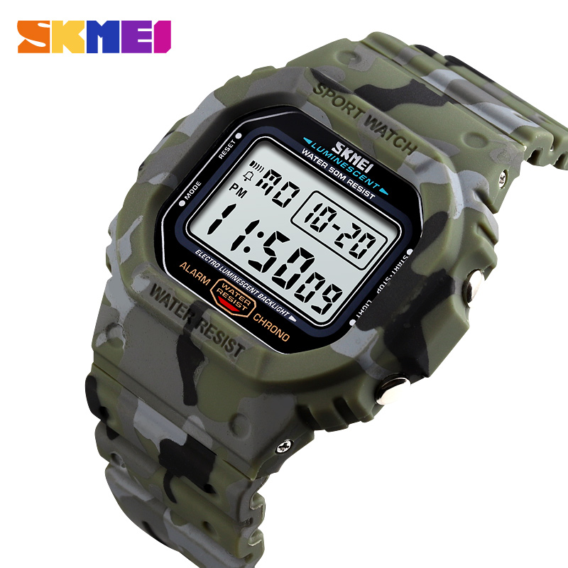 SKMEI 1471 Waterproof Luminous Digital Watch Military Sports Men Wristwatch Mens Watches Relogio Masculino relojes para hombreg, Gray
SKMEI 1471 Waterproof Luminous Digital Watch Military Sports Men Wristwatch Mens Watches Relogio Masculino relojes para hombreg, Gray