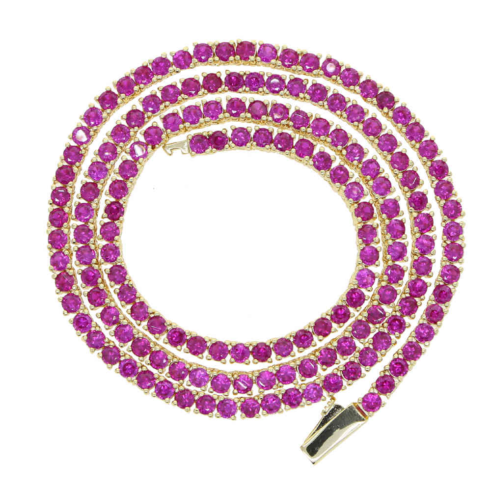 Iced Out Cubic Zirconia Bling Red 3mm CZ Tennis Chain statement Necklace for Women hip hop cz necklace choker Jewelry wholesale X0509
Iced Out Cubic Zirconia Bling Red 3mm CZ Tennis Chain statement Necklace for Women hip hop cz necklace choker Jewelry wholesale X0509