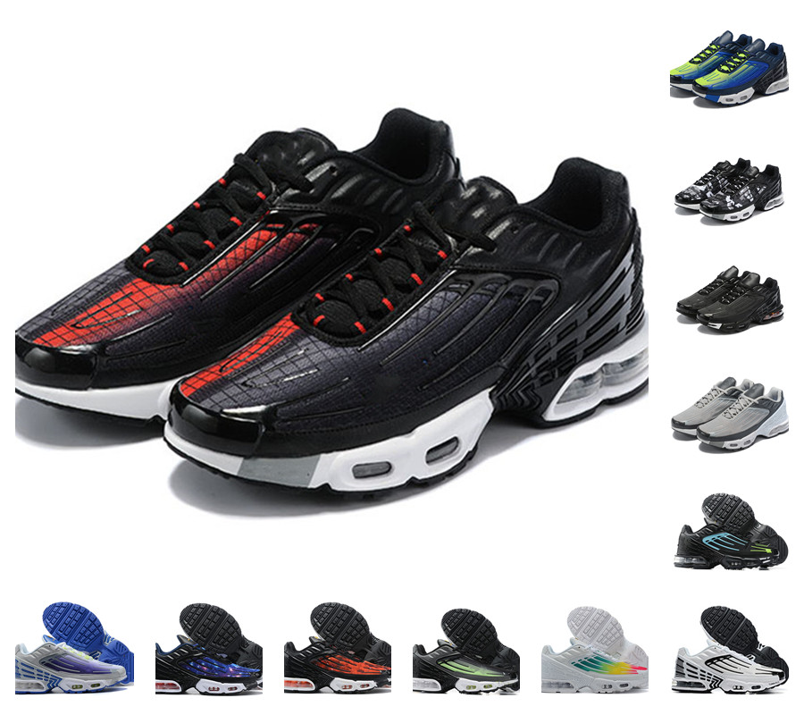 WITH BOX Designer tn plus 3 running shoes mens women triple white black Laser Blue Volt Glow Oreo womens Breathable sneakers trainers outdoor sports size 40-45
WITH BOX Designer tn plus 3 running shoes mens women triple white black Laser Blue Volt Glow Oreo womens Breathable sneakers trainers outdoor sports size 40-45