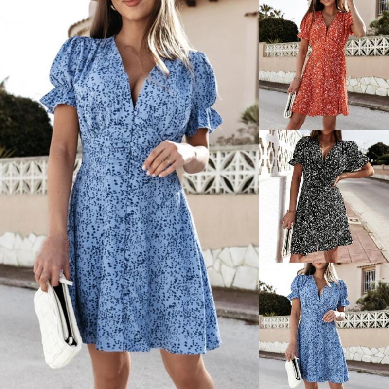 Casual Dresses Elegant Women's Summer 2022 Fashion Dress Deep V Neck Waist Tight Short Sleeve Buttons Printed A-line For Office, Black;gray
Casual Dresses Elegant Women's Summer 2022 Fashion Dress Deep V Neck Waist Tight Short Sleeve Buttons Printed A-line For Office, Black;gray