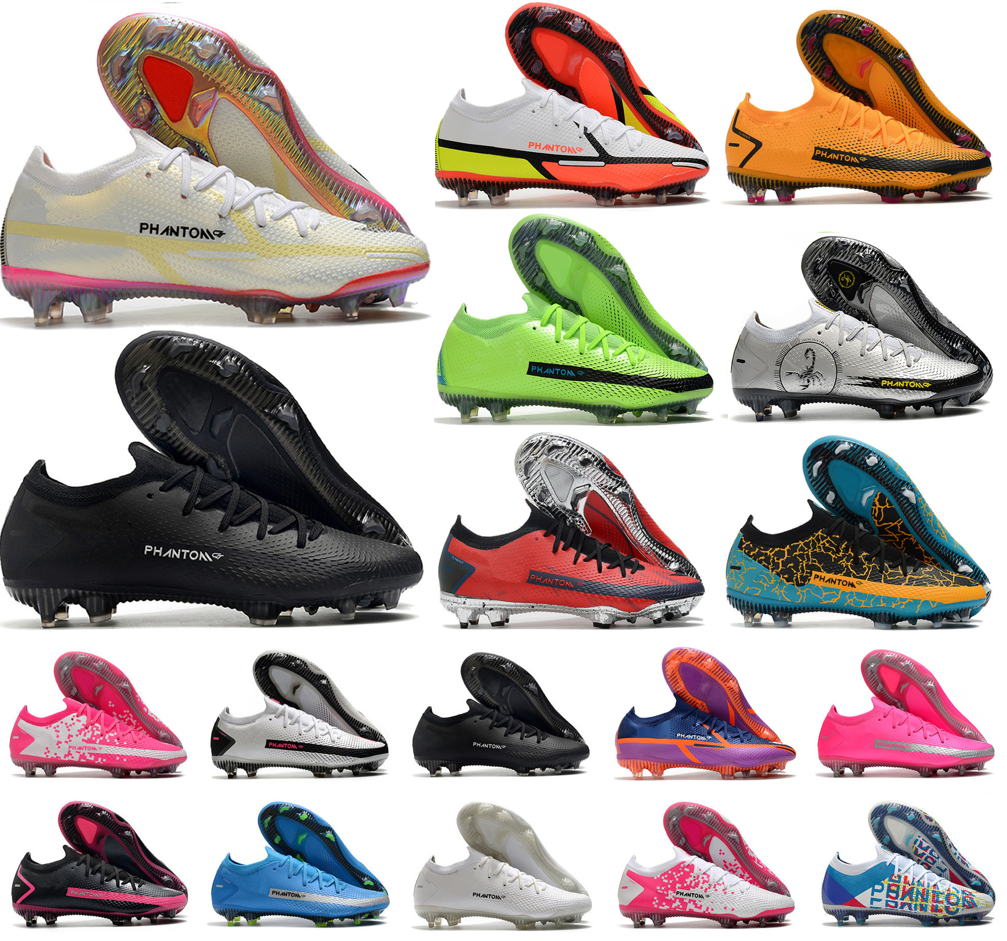 2021 Top Fashion Phantom GT II 2 GT2 Elite FG Soccer Football Shoes Motivation Black Rawdacious Skepta Impulse Pack 3D Scorpion Mens Boys Boots Cleats, 15 fg
2021 Top Fashion Phantom GT II 2 GT2 Elite FG Soccer Football Shoes Motivation Black Rawdacious Skepta Impulse Pack 3D Scorpion Mens Boys Boots Cleats, 15 fg