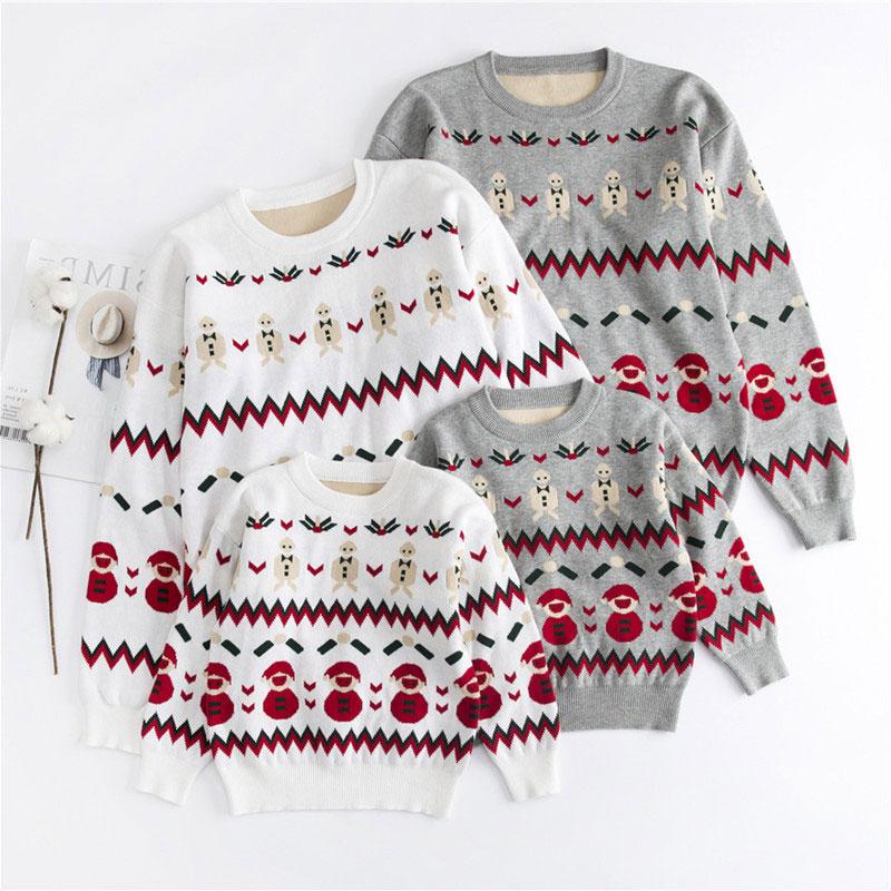 Family Matching Outfits Christmas Outfit Mother Daughter Pullover Sweater Look Santa Claus Print Father Son, Blue 
Family Matching Outfits Christmas Outfit Mother Daughter Pullover Sweater Look Santa Claus Print Father Son, Blue