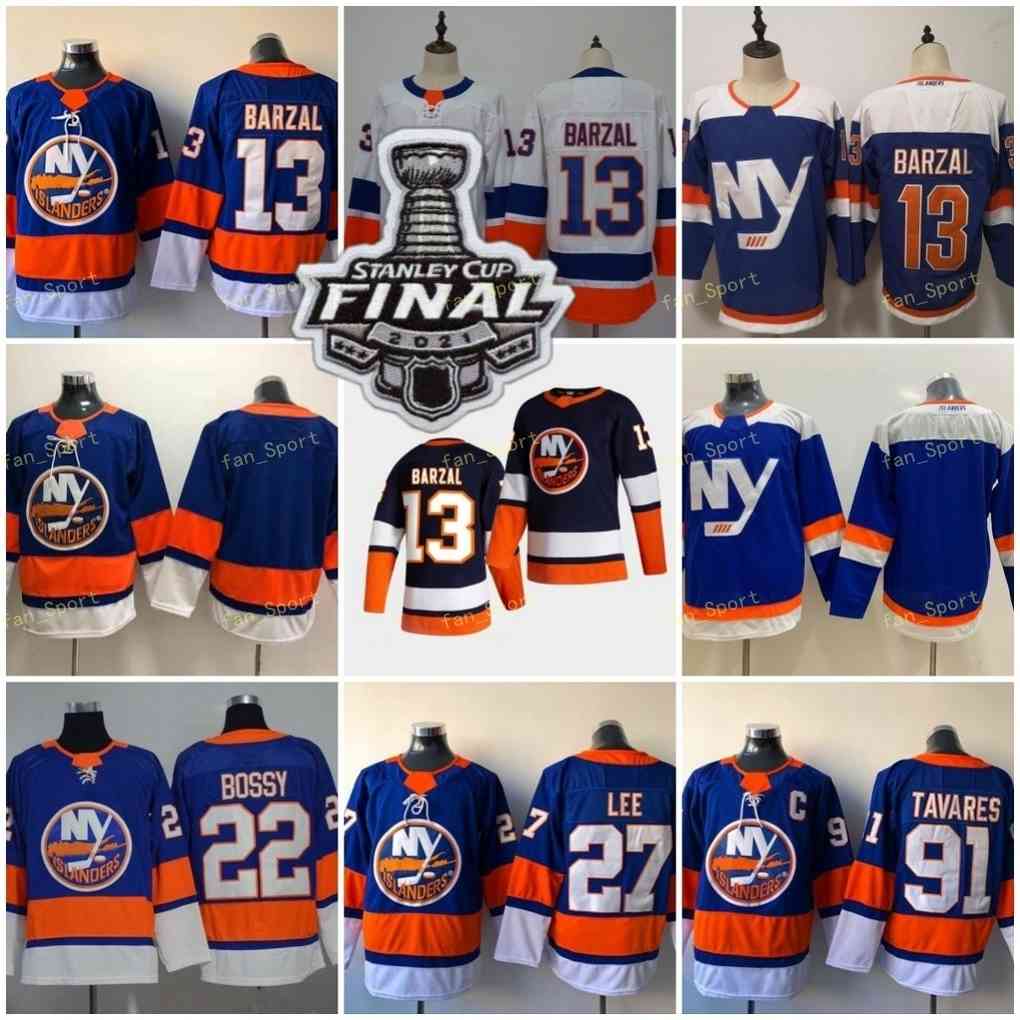 Stanley Cup 2021 Final 13 Mathew Barzal Jersey New York Islanders 27 Anders Lee 91 John Tavares 22 Mike Bossy Hockey Jerseys Reverse Retro Blue White Stitched, As
Stanley Cup 2021 Final 13 Mathew Barzal Jersey New York Islanders 27 Anders Lee 91 John Tavares 22 Mike Bossy Hockey Jerseys Reverse Retro Blue White Stitched, As