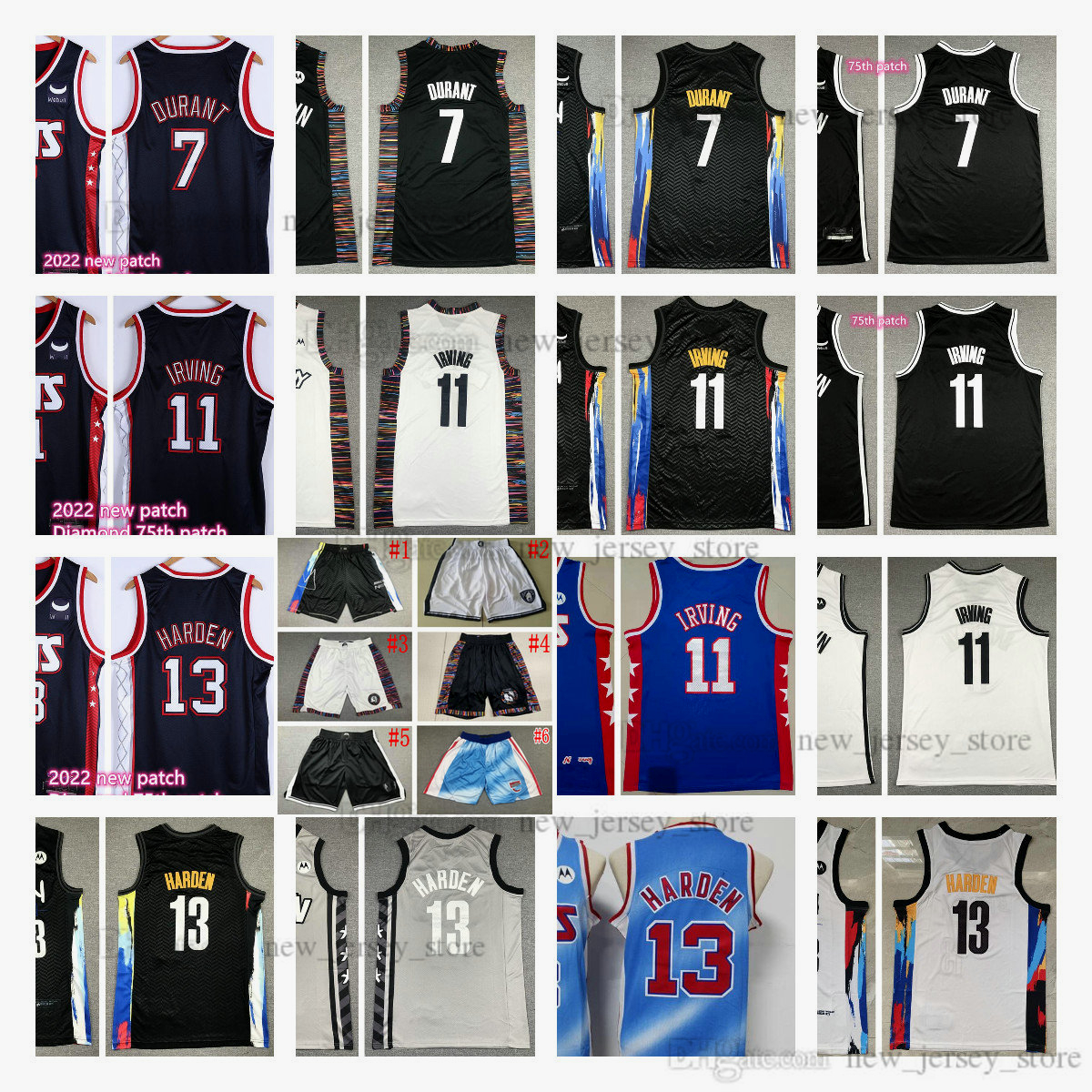 2021-22 New City Diamond 75TH Navy Basketball Jerseys 7 Kevin 11 Kyrie Durant Irving James 13 Harden Jersey Top Quality Stitched Black Blue Gradual Change Short, Same as picture
2021-22 New City Diamond 75TH Navy Basketball Jerseys 7 Kevin 11 Kyrie Durant Irving James 13 Harden Jersey Top Quality Stitched Black Blue Gradual Change Short, Same as picture