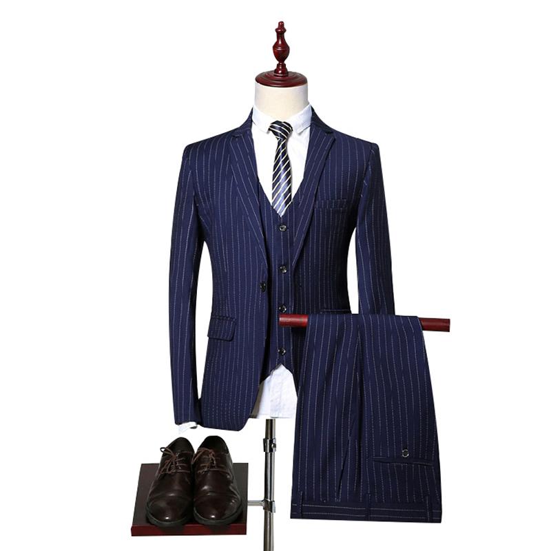 Men's Suits & Blazers ( Jacket + Vest Pants ) Boutique Fashion Striped Mens Casual Business Suit 3 Pcs Set Groom Wedding Dress Formal, White;black
Men's Suits & Blazers ( Jacket + Vest Pants ) Boutique Fashion Striped Mens Casual Business Suit 3 Pcs Set Groom Wedding Dress Formal, White;black