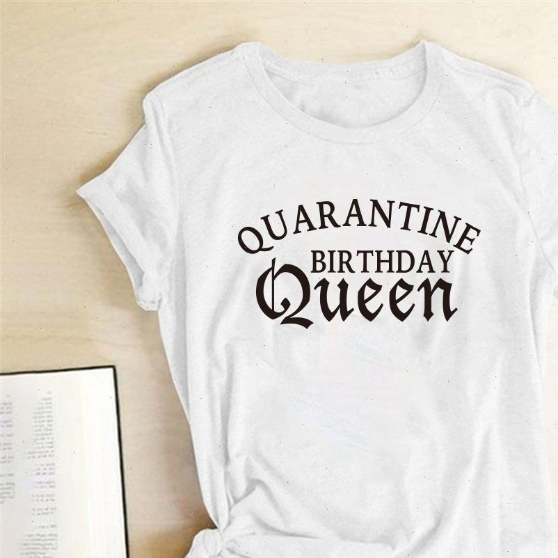 women quarantine birthday queen printing t shirts clothes summer tee shirt femme ete for loose camisetas de mujer, White
women quarantine birthday queen printing t shirts clothes summer tee shirt femme ete for loose camisetas de mujer, White