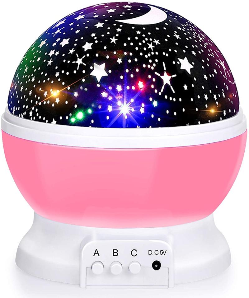 Night Lights Baby Lights, Moon Projector 360 Degree Rotation - 4 LED Bulbs 8 Color Changing Light, Romantic Lighting Lamp
Night Lights Baby Lights, Moon Projector 360 Degree Rotation - 4 LED Bulbs 8 Color Changing Light, Romantic Lighting Lamp