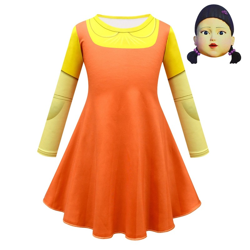 Children's Korean movie robot, Korean drama Korean movie 123 wooden man mask child dress, Skirt
Children's Korean movie robot, Korean drama Korean movie 123 wooden man mask child dress, Skirt