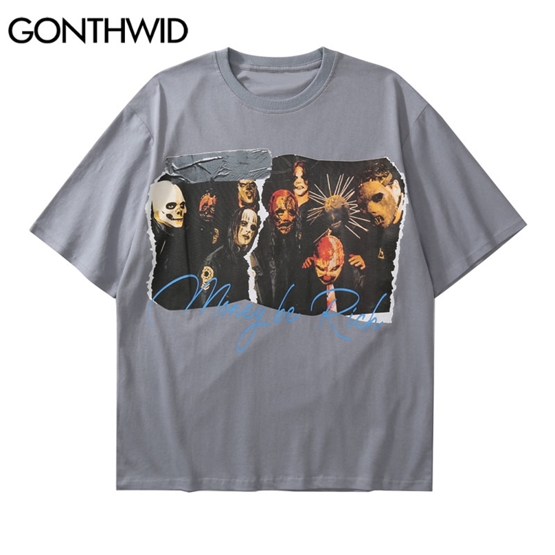 Oversized T-Shirt Creative Poster Print Punk Rock Gothic Tees Shirts Hip Hop Casual Harajuku Cotton Loose Tshirts Tops 210602, Black
Oversized T-Shirt Creative Poster Print Punk Rock Gothic Tees Shirts Hip Hop Casual Harajuku Cotton Loose Tshirts Tops 210602, Black