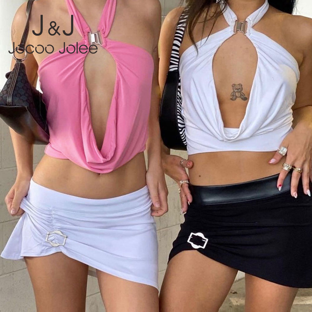 Jocoo Jolee Women Summer Sexy Hollow Pleated High Streetwear Skinny Backless Tank Top Solid Strapless Elegant Party Club Vest 210518, Black
Jocoo Jolee Women Summer Sexy Hollow Pleated High Streetwear Skinny Backless Tank Top Solid Strapless Elegant Party Club Vest 210518, Black