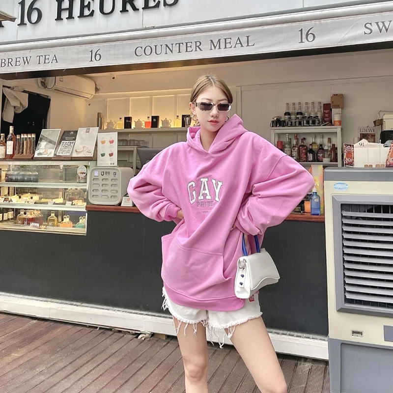 2021 Europe Autumn Winter Gay Print Hoodie casual men women Terry fabrics Hooded Pullover Sweatshirt, Pink gay hoodie
2021 Europe Autumn Winter Gay Print Hoodie casual men women Terry fabrics Hooded Pullover Sweatshirt, Pink gay hoodie