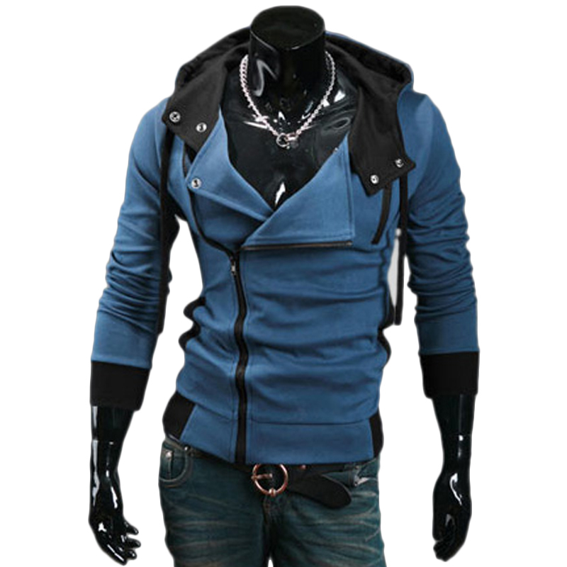 Zipper Cardigan Hoodies Men Fashion Hooded Sweatshirts Spring Spring Sportswear Long Sleeve Slim Tracksuit Jacket