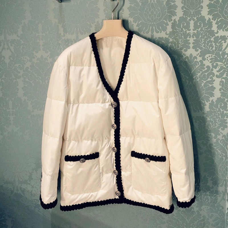 downs Winter Women Fashion Runway Designer V neck SIngle Breasted White Bubble Coat er Jacket, Black
downs Winter Women Fashion Runway Designer V neck SIngle Breasted White Bubble Coat er Jacket, Black