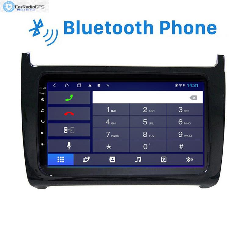 Touch Screen car dvd Android 10 GPS Navigation Player For VW POLO 2011-2018 Radio Stereo Multimedia Head Unit 9" Super Slim