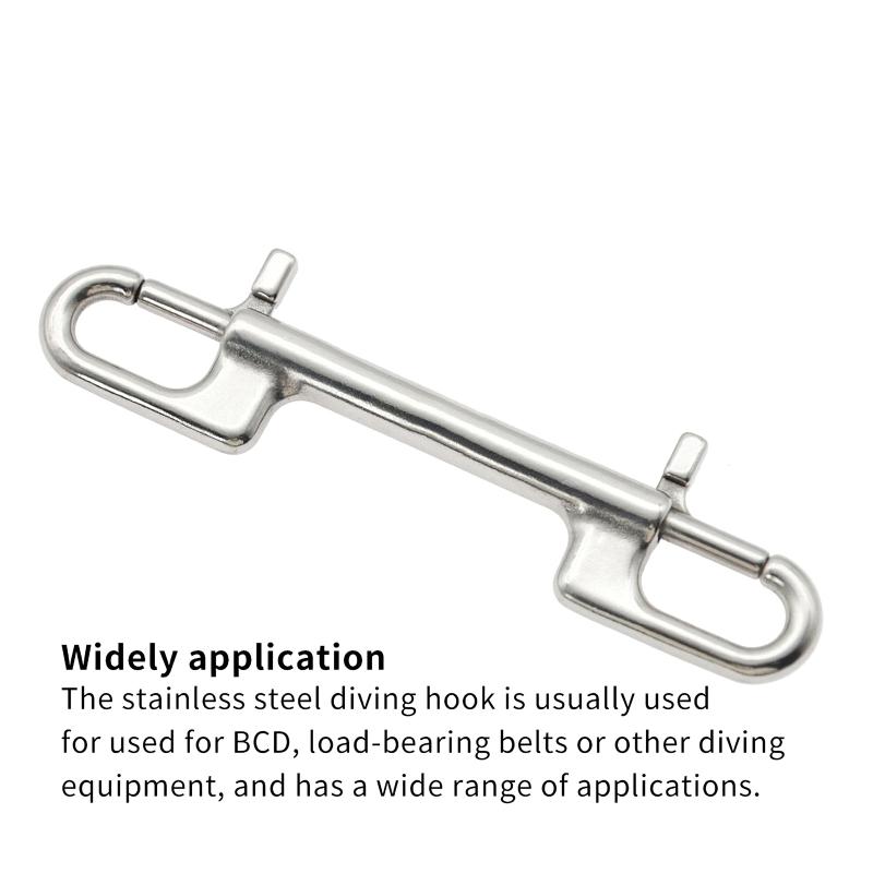 Marine Grade 316 Stainless Steel Oval Single End Swivel Eye Bolt Snap Hook For BCD ,Dog Leash Sucba Diving Equipment Masks
Marine Grade 316 Stainless Steel Oval Single End Swivel Eye Bolt Snap Hook For BCD ,Dog Leash Sucba Diving Equipment Masks