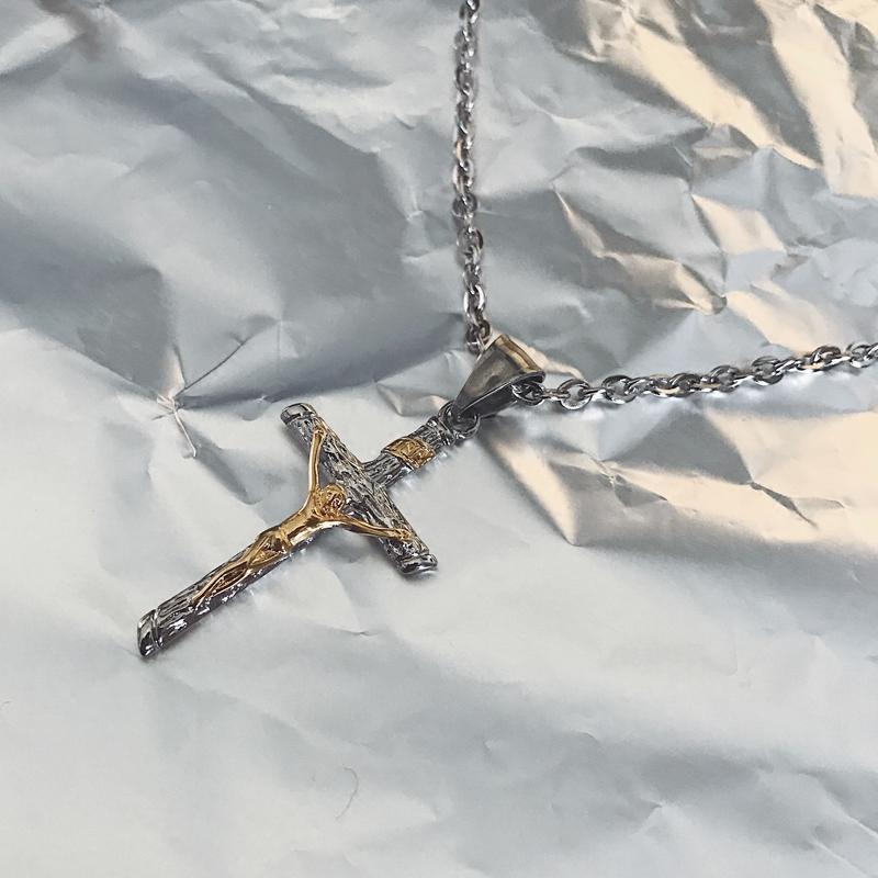 Chains American Street Hip Hop Rap Style Christ Jesus Cross Necklace Gothic Short Jewelry Baptism For Men And Women, Silver
Chains American Street Hip Hop Rap Style Christ Jesus Cross Necklace Gothic Short Jewelry Baptism For Men And Women, Silver