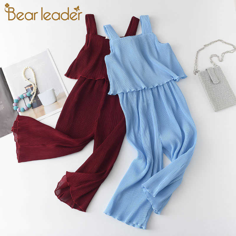 Bear Leader Girls Kids Summer Jumpsuits Fashion Baby Sleeveless Outfits Children Casual Clothes Solid Pleated Clothing 210708, Ah4463 blue
Bear Leader Girls Kids Summer Jumpsuits Fashion Baby Sleeveless Outfits Children Casual Clothes Solid Pleated Clothing 210708, Ah4463 blue