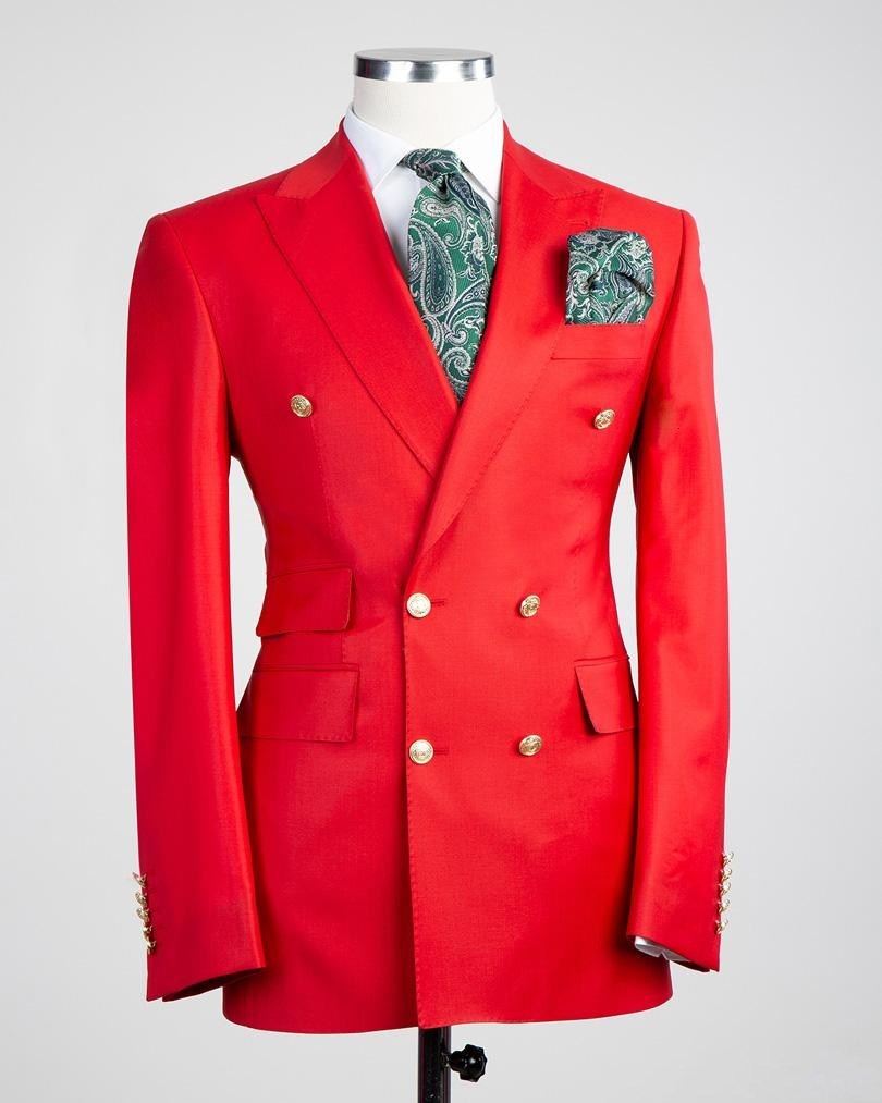 Wedding Tuxedos Side Vent Double Breasted Blue/Red/Black Groom Peak Lapel Groomsmen Mens Dinner Blazer Suits (Jacket+Pants+Tie) NO:1858, Same as image
Wedding Tuxedos Side Vent Double Breasted Blue/Red/Black Groom Peak Lapel Groomsmen Mens Dinner Blazer Suits (Jacket+Pants+Tie) NO:1858, Same as image