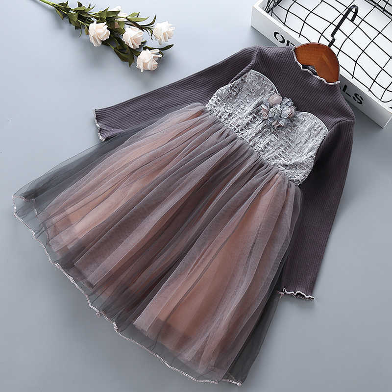 2-7 years High quality girl dress autumn fashion lace mesh flower kid children clothing girls party princess dresses 210615, Gray
2-7 years High quality girl dress autumn fashion lace mesh flower kid children clothing girls party princess dresses 210615, Gray
