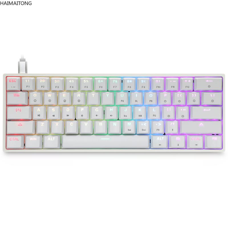 Keyboards SKYLOONG GK61 SK61 61 Key Mechanical Keyboard USB Wired LED Backlit Axis Gaming
Keyboards SKYLOONG GK61 SK61 61 Key Mechanical Keyboard USB Wired LED Backlit Axis Gaming