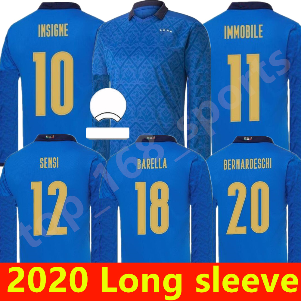 Italy 2021 soccer Jersey Long sleeve home away JORGINHO EL SHAARAWY BONUCCI INSIGNE BERNARDESCHI Adult Men FOOTBALL SHIRTS, Black;yellow
Italy 2021 soccer Jersey Long sleeve home away JORGINHO EL SHAARAWY BONUCCI INSIGNE BERNARDESCHI Adult Men FOOTBALL SHIRTS, Black;yellow