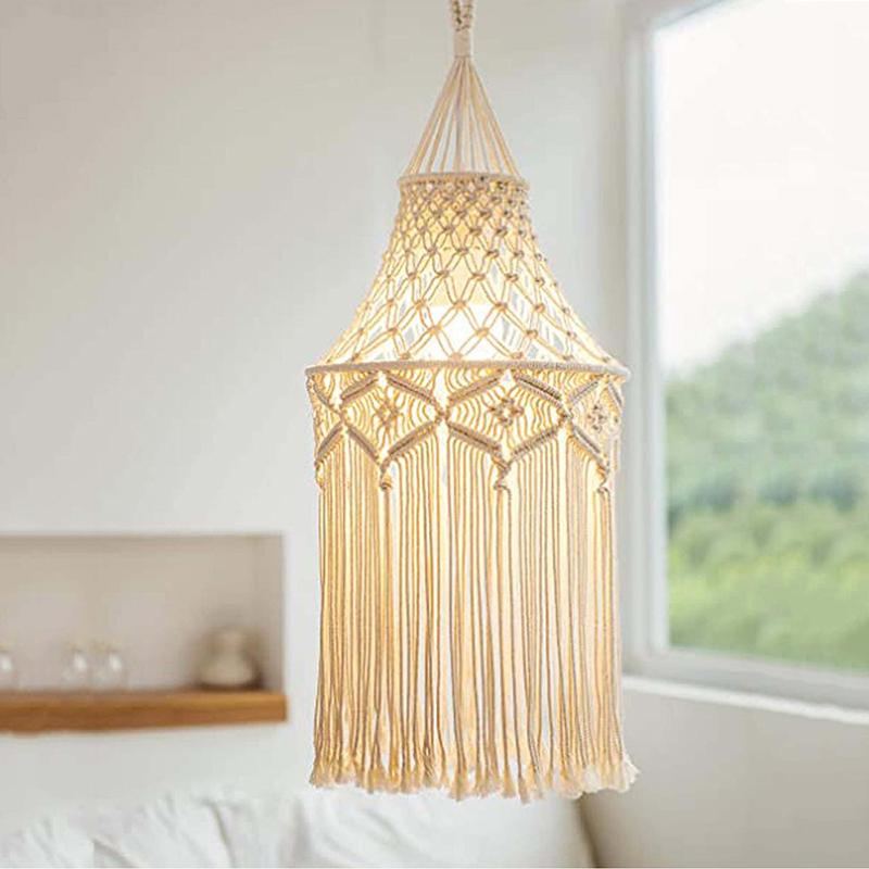 Lamp Covers & Shades Hand-Woven Lampshade Chandelier Decoration Bohemian Style Tapestry Living Dining Room Decorative Lamps
Lamp Covers & Shades Hand-Woven Lampshade Chandelier Decoration Bohemian Style Tapestry Living Dining Room Decorative Lamps
