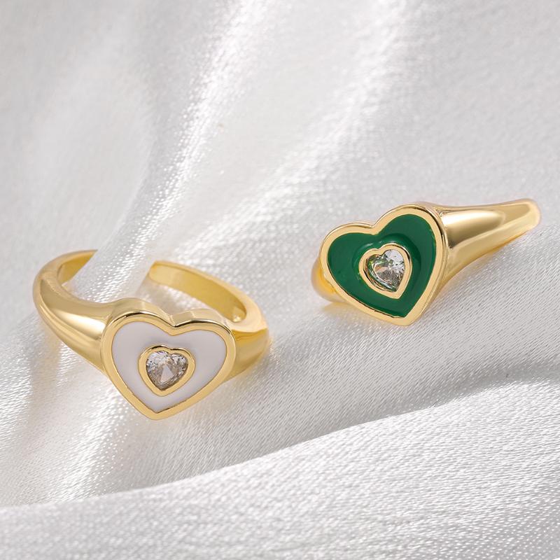 Wedding Rings Fashion Heart Love Couple Finger Anillos Clear Crystal Rhinestone Gold Metal Opening Female Boho Jewelry, Slivery;golden
Wedding Rings Fashion Heart Love Couple Finger Anillos Clear Crystal Rhinestone Gold Metal Opening Female Boho Jewelry, Slivery;golden