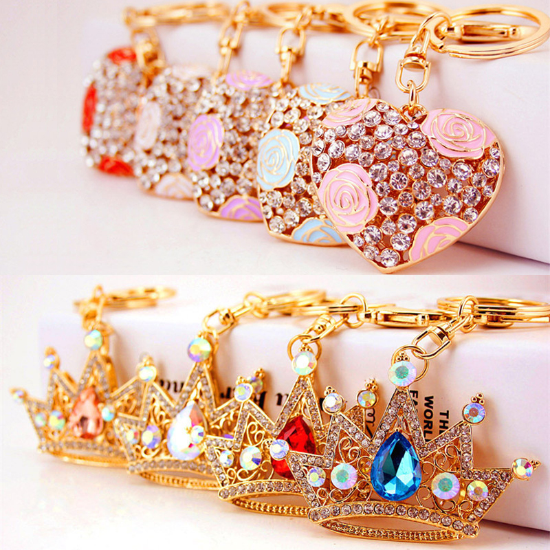 Lovely Pink Heart Keyrings Sweet Keychains Crystal Bag Pendant Chains Holder Rings For Car Room Key Gift6550485
Lovely Pink Heart Keyrings Sweet Keychains Crystal Bag Pendant Chains Holder Rings For Car Room Key Gift6550485
