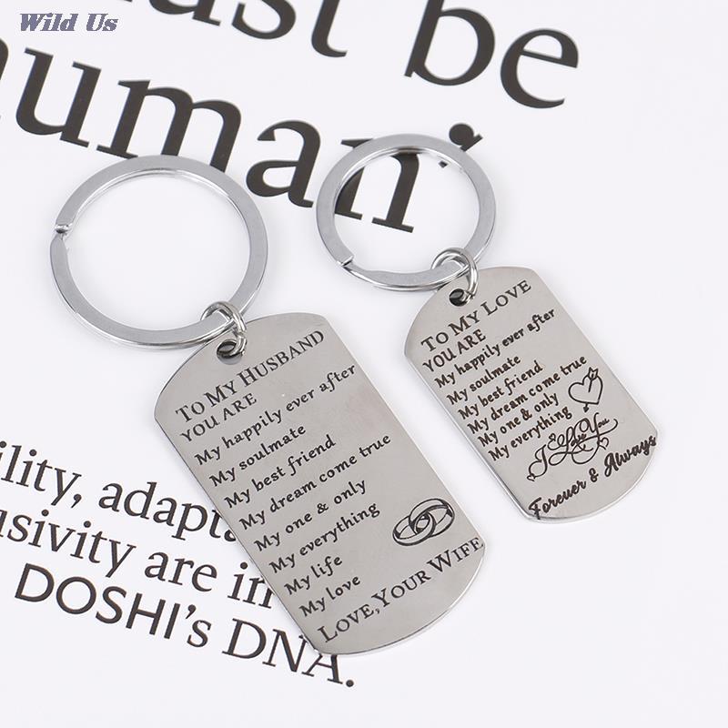 Keychains Key Chain Gift For Men Husband From Wife Wedding Anniversary Valentines Gifts Car Ring Pendant Bag Decoration 1 Pc
Keychains Key Chain Gift For Men Husband From Wife Wedding Anniversary Valentines Gifts Car Ring Pendant Bag Decoration 1 Pc