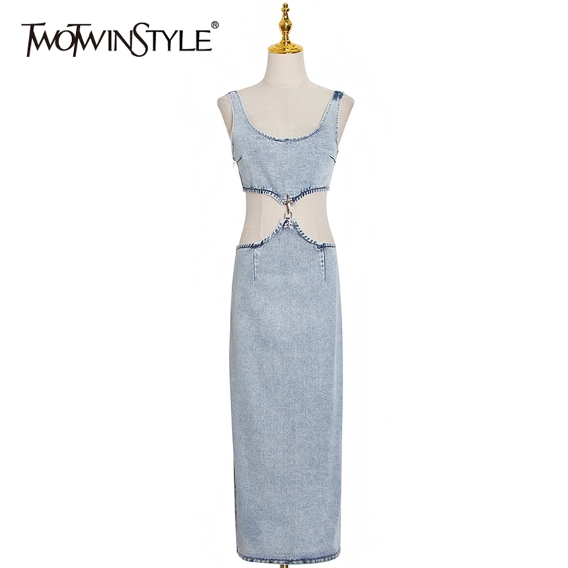 Patchwork Denim Women's Dress Square Collar Off Shoulder Sleeveless High Waist Sexy Slim Dresses Female Summer 210520, Blue
Patchwork Denim Women's Dress Square Collar Off Shoulder Sleeveless High Waist Sexy Slim Dresses Female Summer 210520, Blue