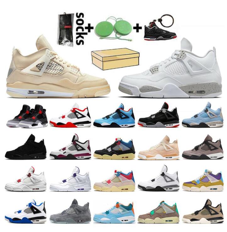 50Color 4 Sail White Oreo Mens Basketball Shoes 4s Fire Red Infrared Shimmer Travis Trainers Black Cat University Blue Sports Sneakers Bred 40-46, Yellow
50Color 4 Sail White Oreo Mens Basketball Shoes 4s Fire Red Infrared Shimmer Travis Trainers Black Cat University Blue Sports Sneakers Bred 40-46, Yellow